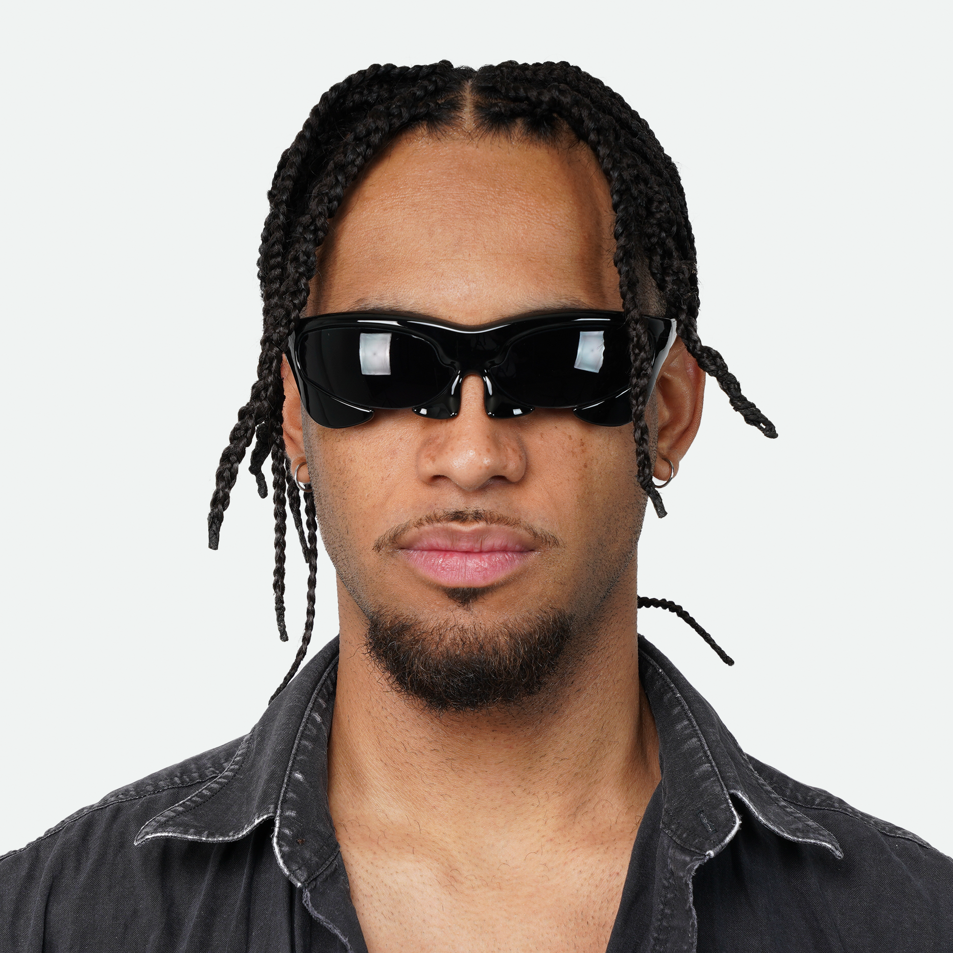 Male top model sunglasses