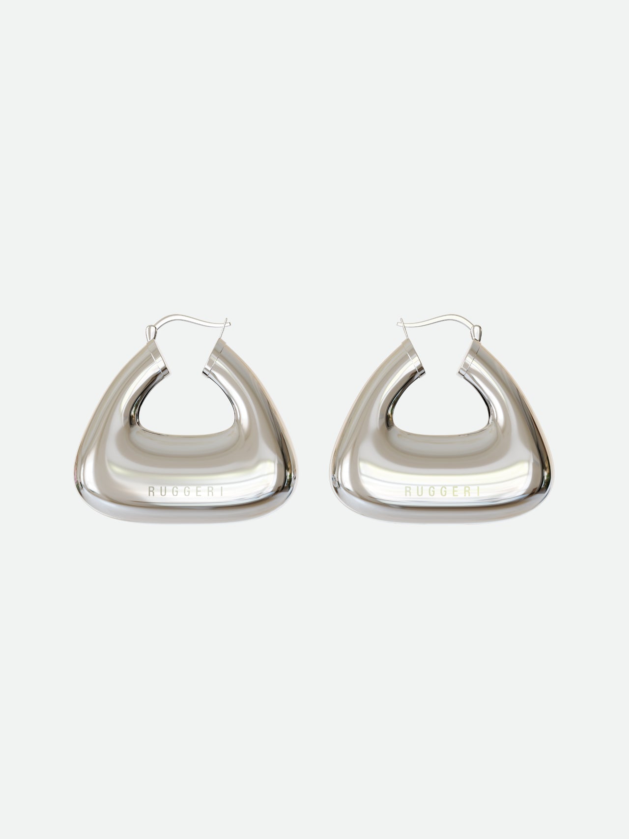 Pouch Earrings - Silver